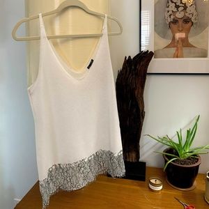 Gorgeous Zara Top with Black Lace